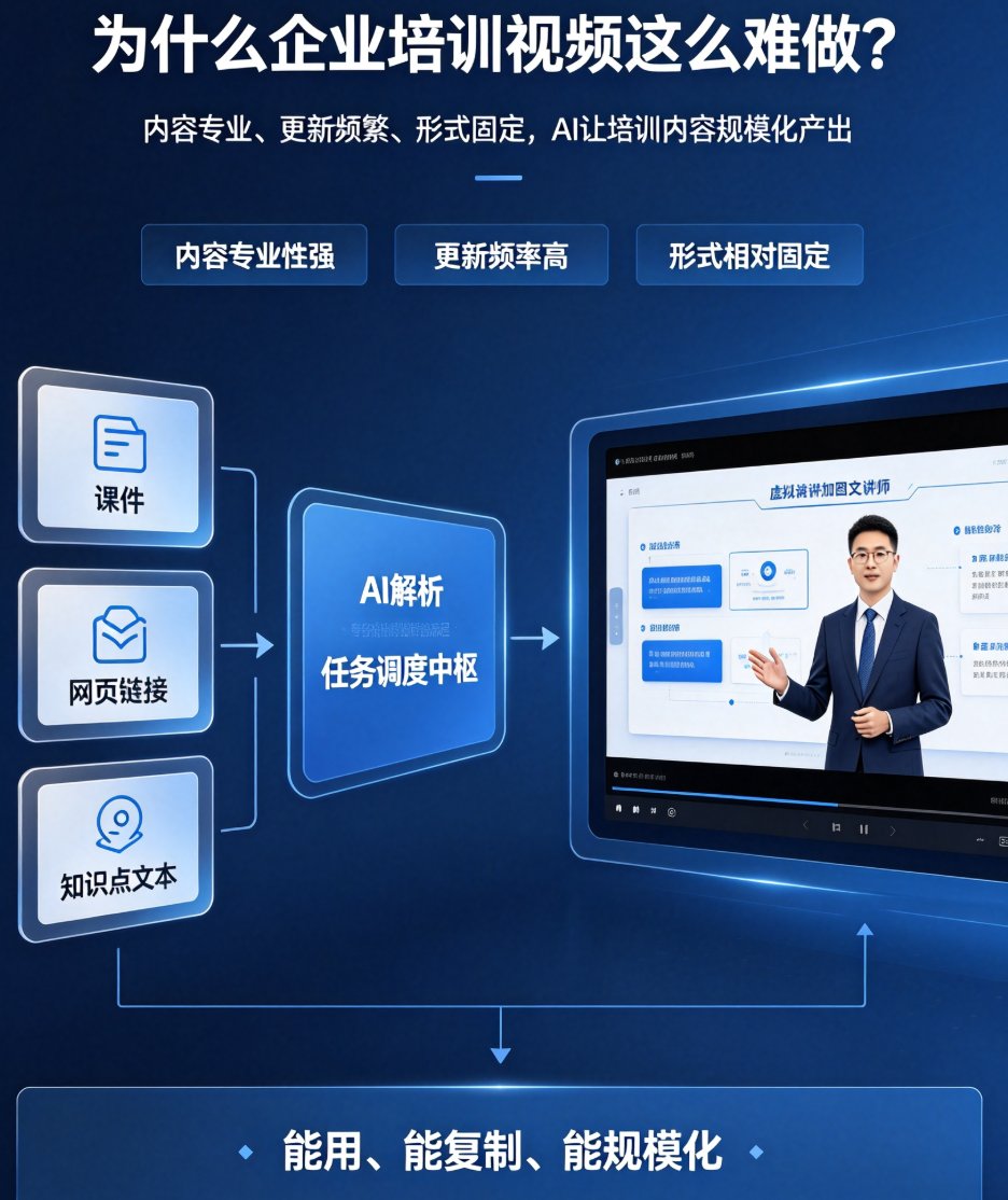 燃点魔方链接转视频功能界面,展示粘贴链接后自动生成口播视频的流程