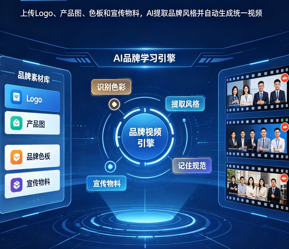 没有设计基础如何做企业宣传片？燃点魔方品牌素材库一键生成统一风格