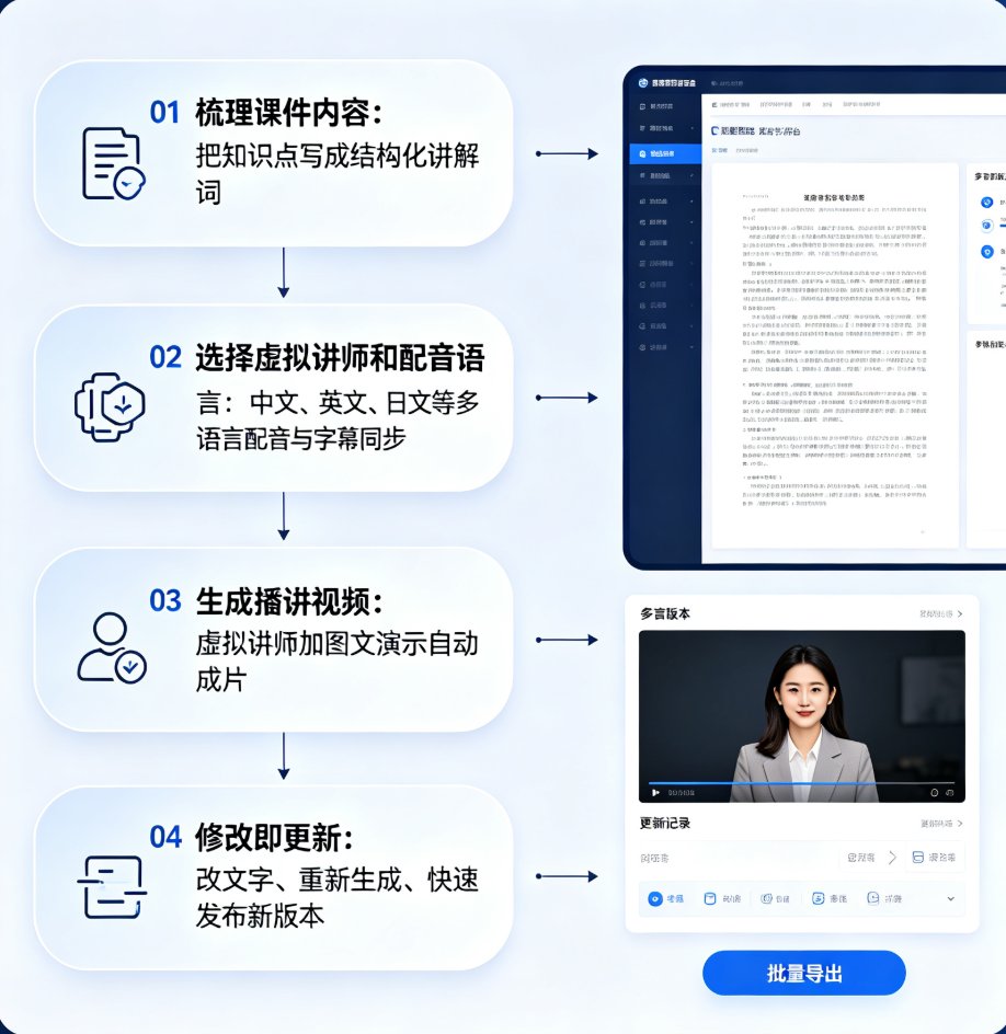2026知识视频制作降本增效：AI播讲如何替代传统录课？