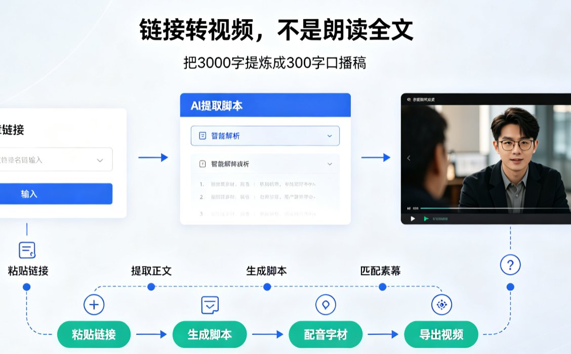 燃点魔方链接转视频支持哪些网站？提取的内容能自动配音吗？