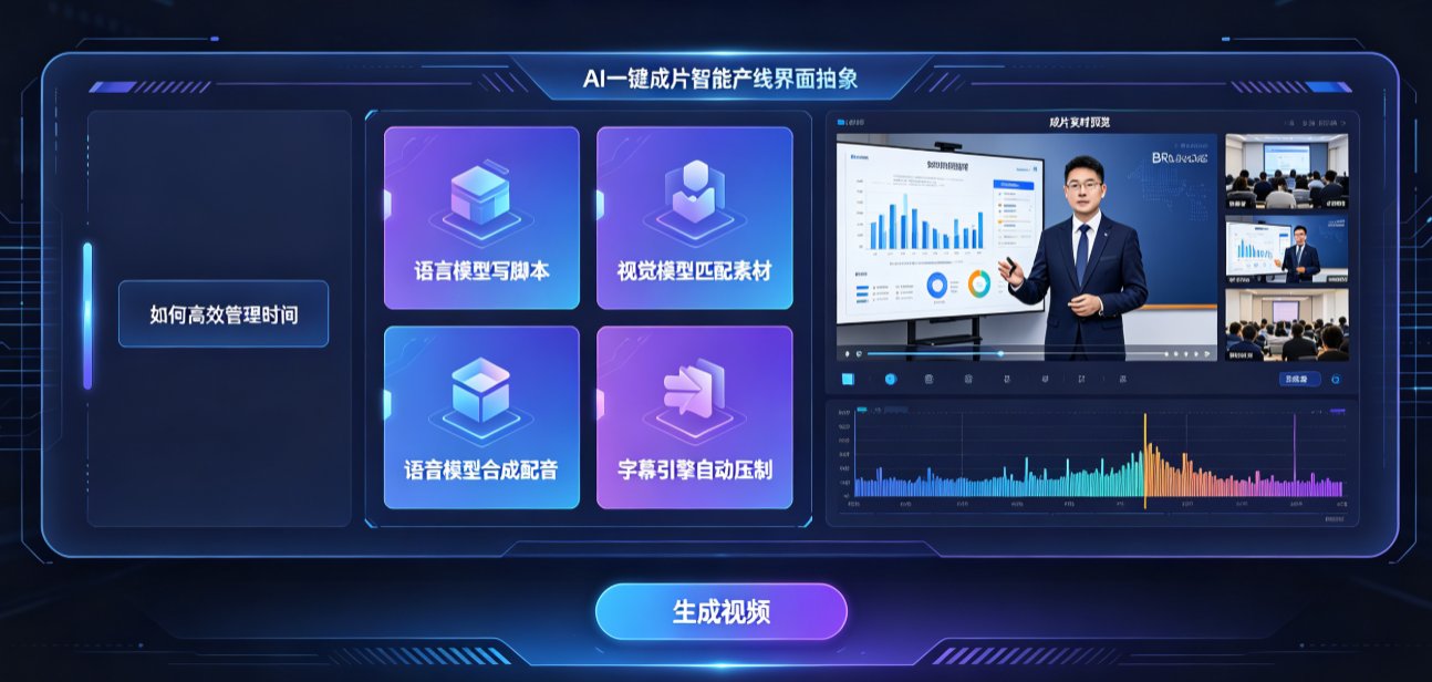 零基础AI一键成片工具怎么选？没剪辑经验也能快速上手