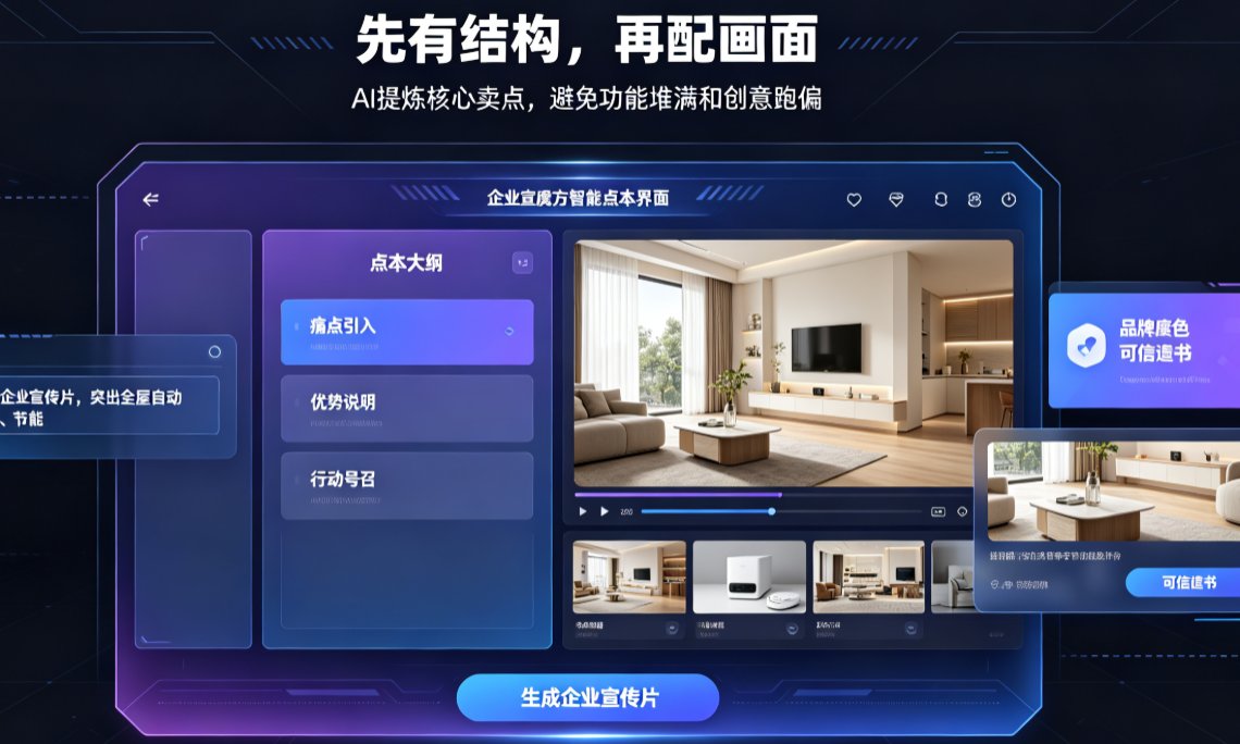 2026企业宣传视频制作指南：燃点魔方AI全流程从文案到成片