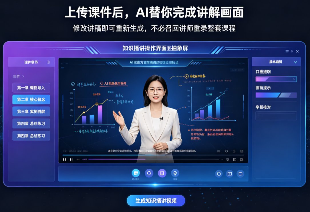 燃点魔方AI一键成片教程：5步将教学大纲变成微课视频