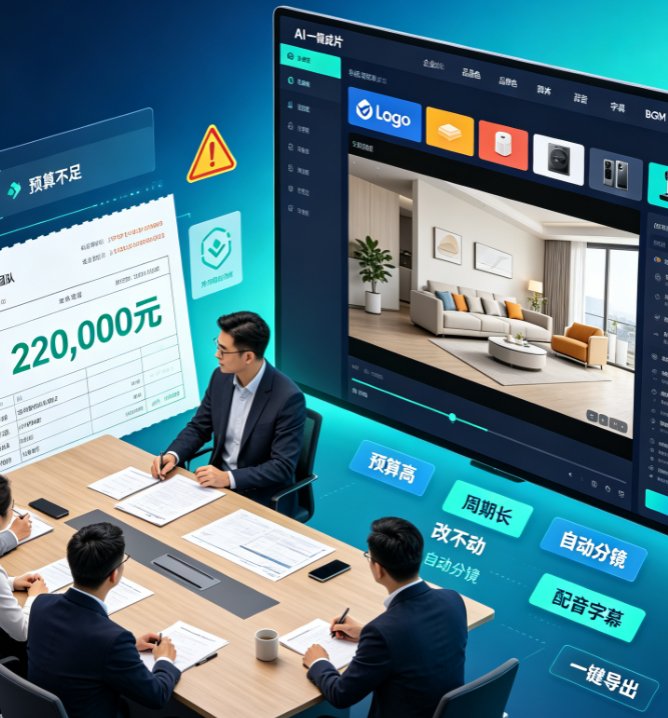 企业宣传视频怎么做？燃点魔方AI一键生成专业宣传片，零基础也能上手
