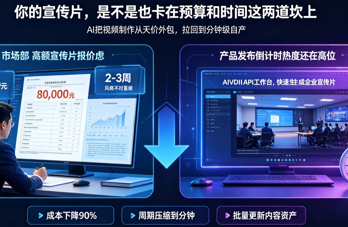 AI视频成本降低85%？企业宣传视频制作新纪元：燃点魔方如何实现？