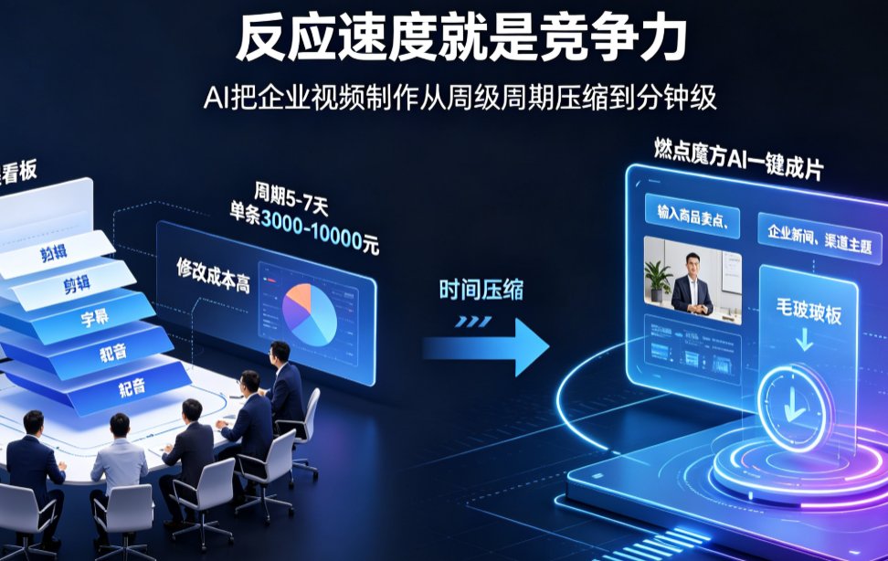 2026短视频盈利新模式：燃点魔方AI一键成片如何帮企业快速变现？