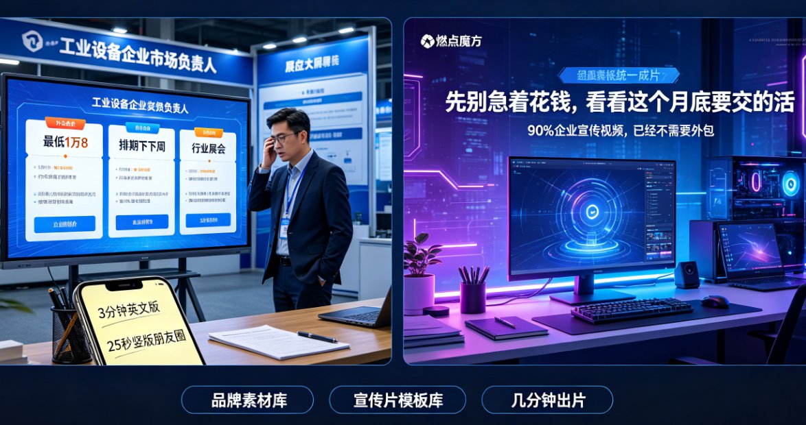 没有视频团队也能做企业宣传片？2026 AI一键成片实测指南