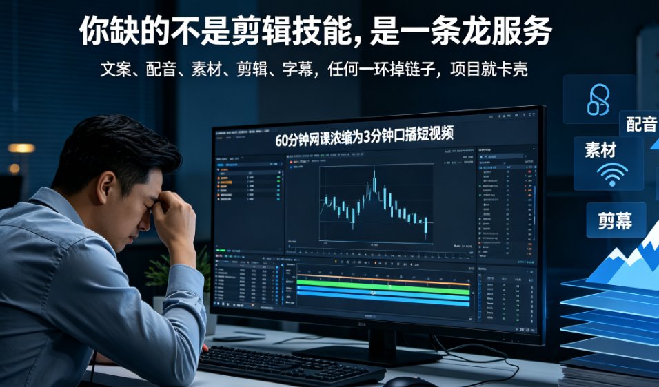 AI一键成片哪家强？燃点魔方 vs PopTo爆款兔 vs 小云雀口播视频实测对比