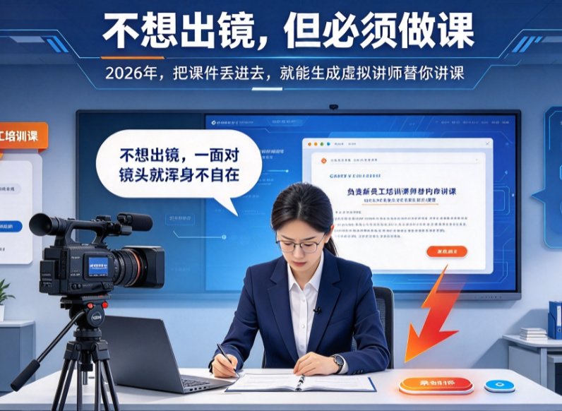 知识播讲短视频怎么做？燃点魔方虚拟讲师+课件一键成片全流程