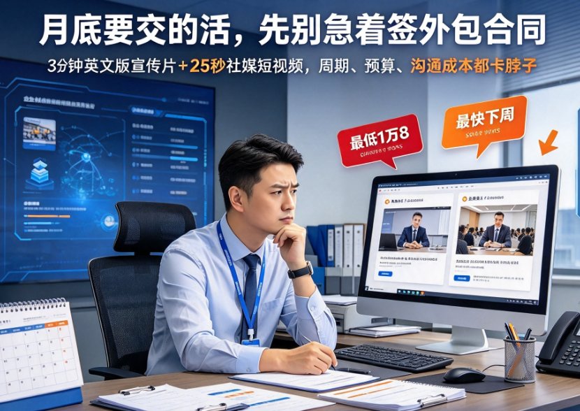 企业宣传片不用外包：燃点魔方上传素材自动生成高质感品牌视频