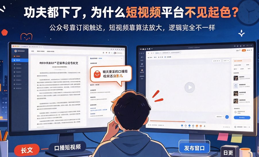自媒体博主日更口播视频：燃点魔方链接转视频如何把公众号文章变成短视频？