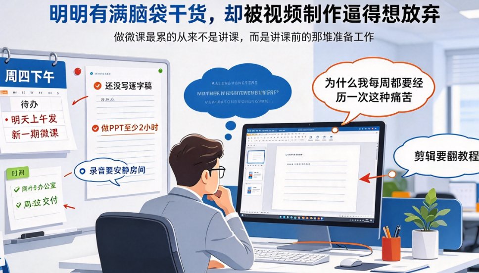燃点魔方视频Agent对话框,展示“把第二个知识点的配图换一下”的指令与局部修改结果