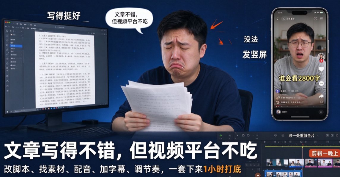 链接转视频怎么用？燃点魔方粘贴链接自动生成短视频的完整操作指南